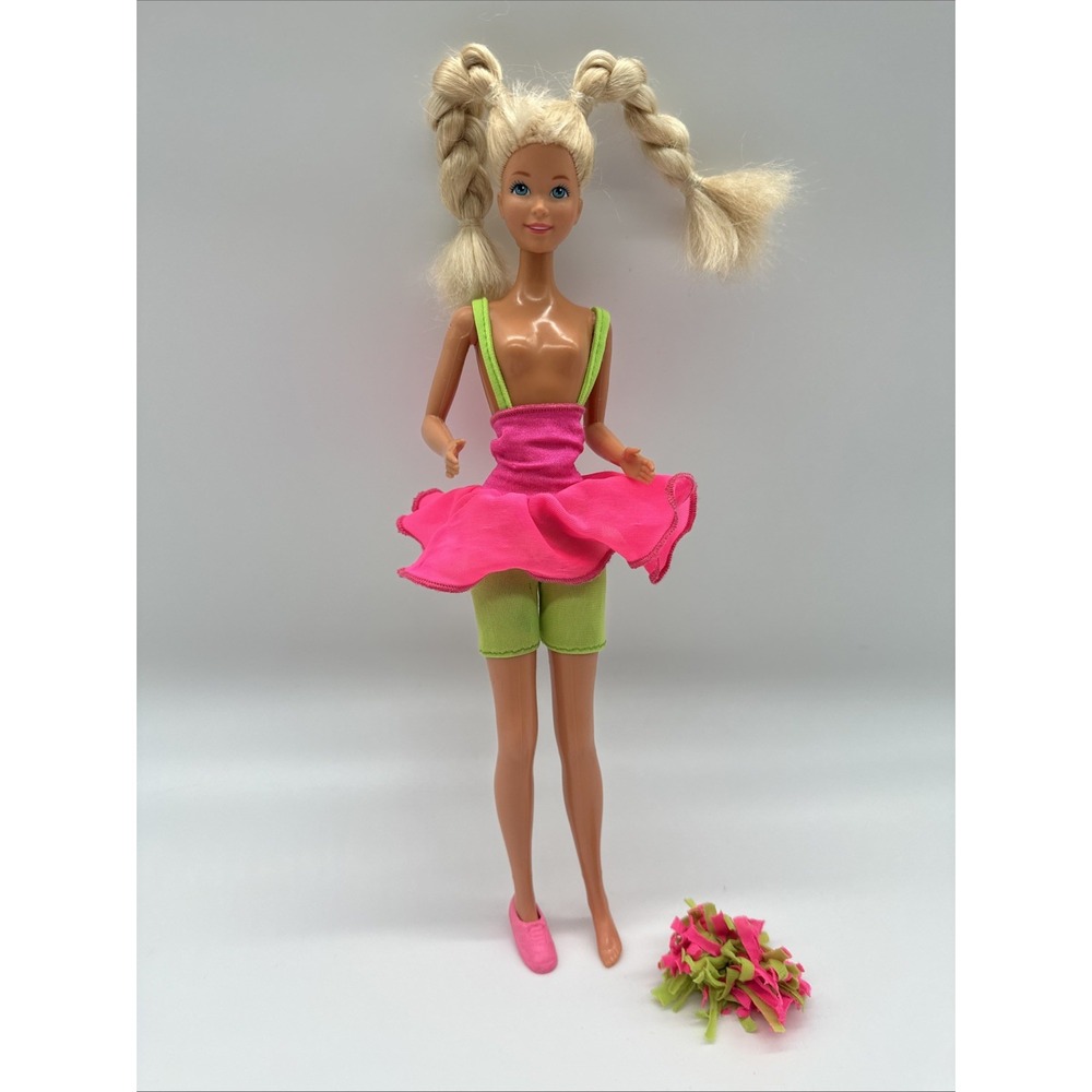 1988 Barbie Teen Looks Jazzie Cheerleader Doll Outfit Shoes Vintage Mattel Lot